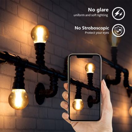 Bombilla LED G45 E27/6W/230V 2200K - Aigostar
