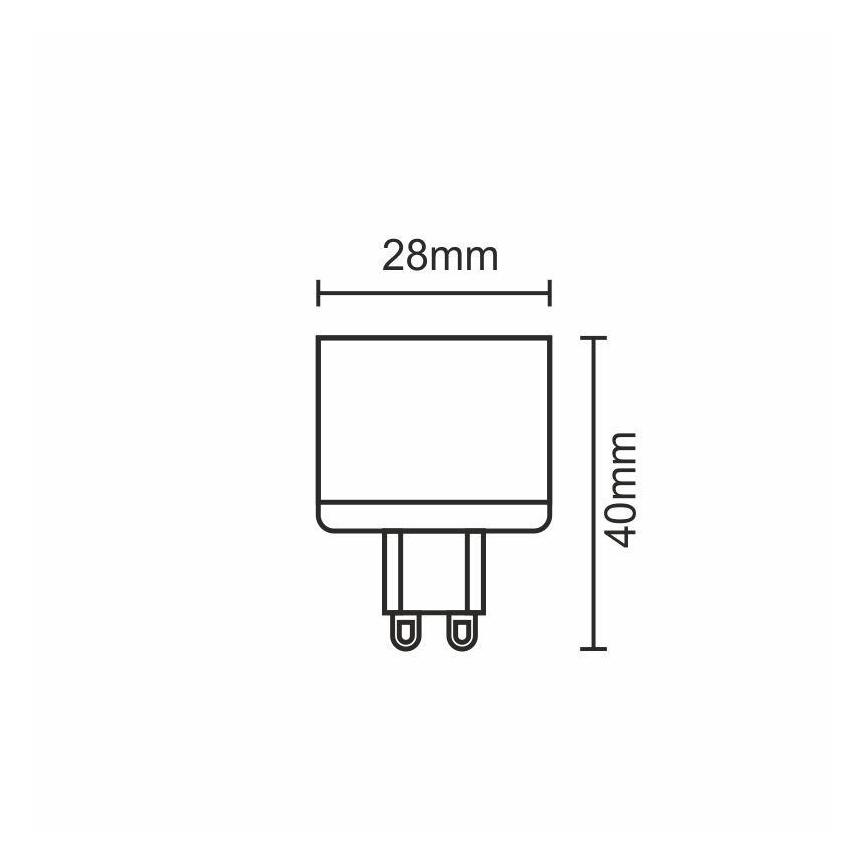 Bombilla LED G9/5W/230V 2800K