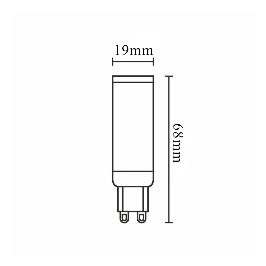 Bombilla LED G9/6,7W/230V 4000K
