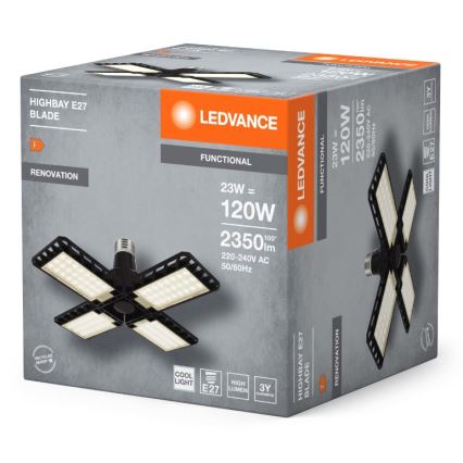 Bombilla LED HIGHBAY E27/23W/230V 4000K - Ledvance