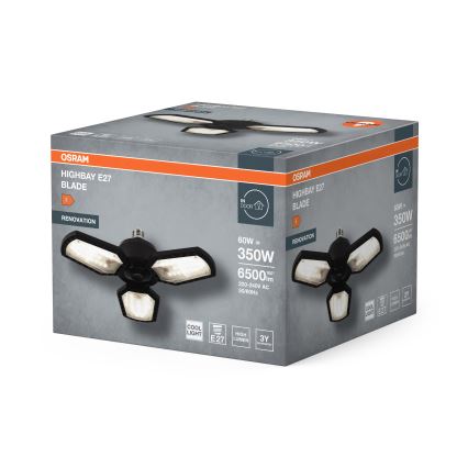 Bombilla LED HIGHBAY E27/60W/230V 4000K - Osram