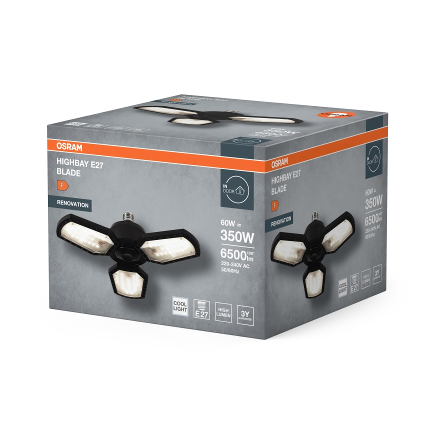 Bombilla LED HIGHBAY E27/60W/230V 4000K - Osram