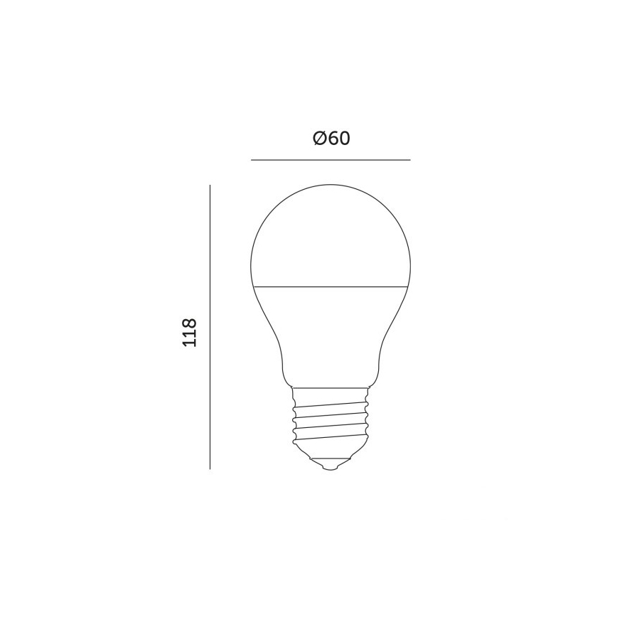 Bombilla LED para crecimiento de plantas PLANTY E27/11W/230V 1200K blanca
