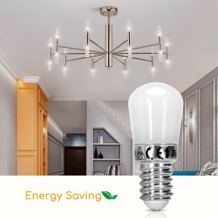 Bombilla LED para frigorífico T22 E14/2W/230V 6500K - Aigostar