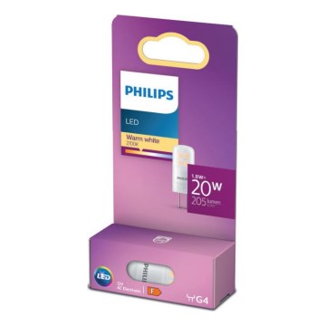 Bombilla LED Philips G4/1,7W/12V 2700K