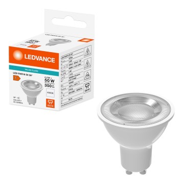 Bombilla LED reflectora PAR16 GU10/4,5W/230V 4000K 36° - Ledvance