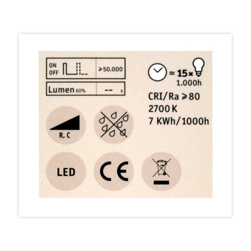 Bombilla LED reflectora regulable GU5,3/6,5W/12V 2700K - Paulmann 28757