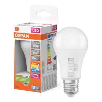 Bombilla LED regulable CLASSIC A60 E27/8,8W/230V 2700/3000/4000/6500K - Osram