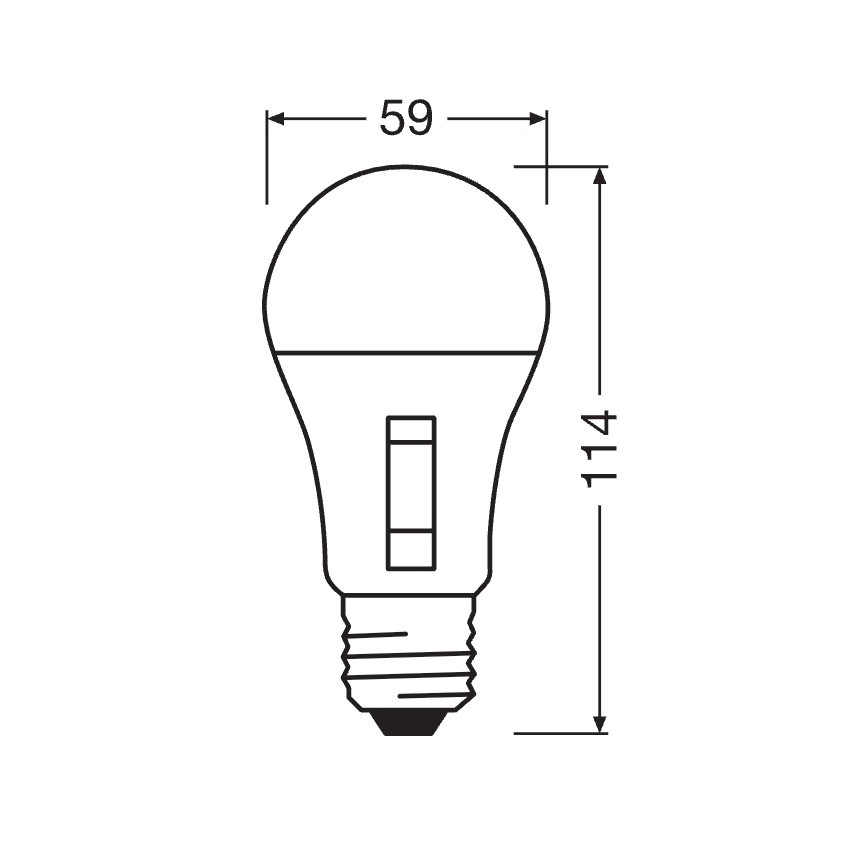 Bombilla LED regulable CLASSIC A60 E27/8,8W/230V 2700/3000/4000/6500K - Osram
