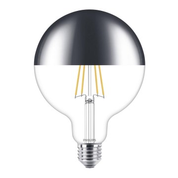 Bombilla LED regulable con casquillo esférico DECO Philips G125 E27/7,2W/230V 2700K
