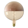 Bombilla LED regulable con difusor FILAMENT G200 E27/4W/230V 1800K cobre CRI 90