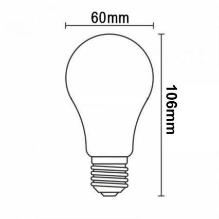Bombilla LED regulable FILAMENT A60 E27/11W/230V 4000K