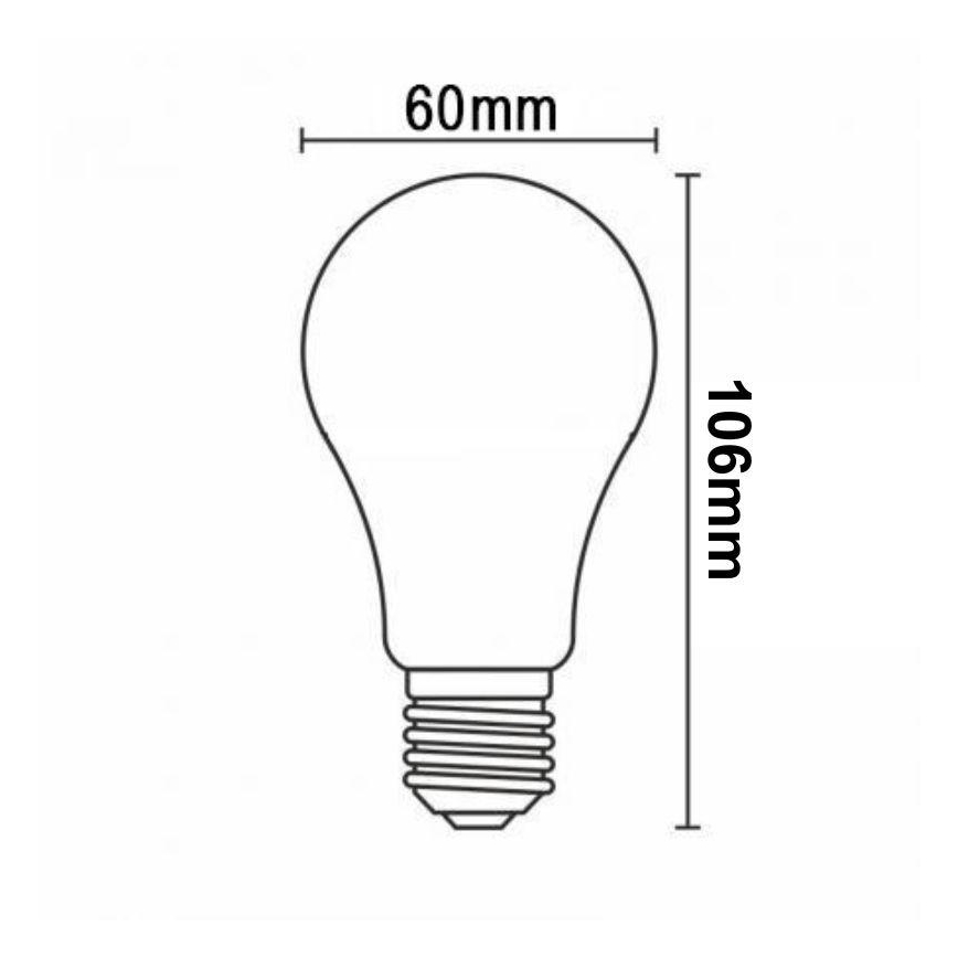Bombilla LED regulable FILAMENT A60 E27/11W/230V 4000K