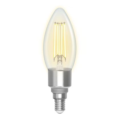 Bombilla LED regulable FILAMENT C35 E14/4,5W/230V 2700-6500K Wi-Fi - Aigostar