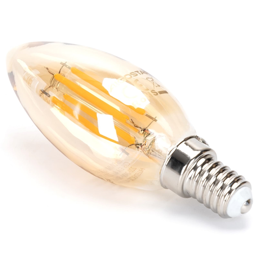 Bombilla LED regulable FILAMENT C35 E14/4W/230V 2200K - Aigostar