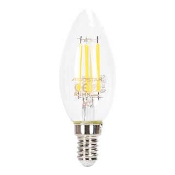 Bombilla LED regulable FILAMENT C35 E14/4W/230V 6500K - Aigostar