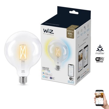 Bombilla LED regulable FILAMENT G125 E27/7W/230V 2700-6500K CRI 90 Wi-Fi - WiZ