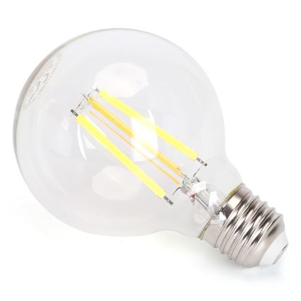 Bombilla LED regulable FILAMENT G80 E27/6W/230V 2700-6500K Wi-Fi - Aigostar