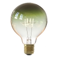 Bombilla LED regulable FILAMENTO G125 E27/4W/230V 1800K verde