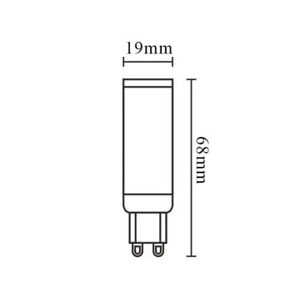 Bombilla LED regulable G9/6W/230V 4000K