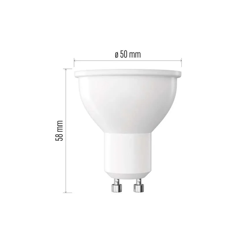 Bombilla LED regulable MR16 GU10/7W/230V 4000K