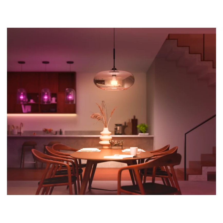 Bombilla LED regulable Philips Hue WHITE AND COLOR AMBIANCE E27/11,8W/230V 1000-20000K