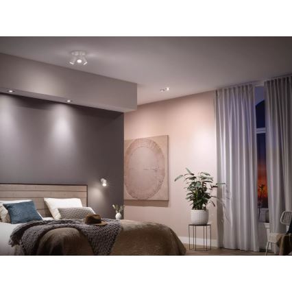 Bombilla LED regulable Philips Hue WHITE AMBIANCE GU10/4,2W/230V 2200-6500K
