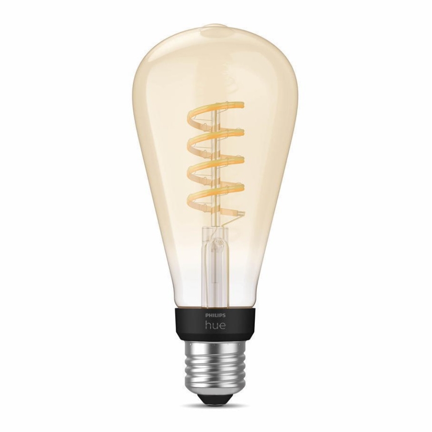 Bombilla LED regulable Philips Hue WHITE AMBIANCE ST72 E27/7W/230V 2200-4500K