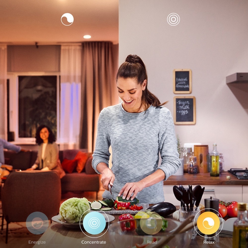 LED Bombilla regulable Philips HUE WHITE AND COLOR AMBIANCE GU10/5,7W/230V