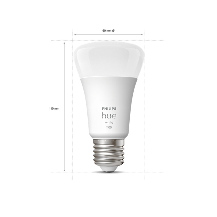 Bombilla LED regulable Philips Hue WHITE E27/9,5W/230V 2700K