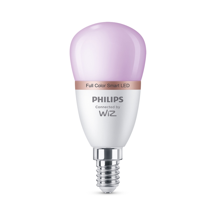Bombilla LED RGB regulable Philips SMART P45 E14/4,9W/230V 2200-6500K IRC 90