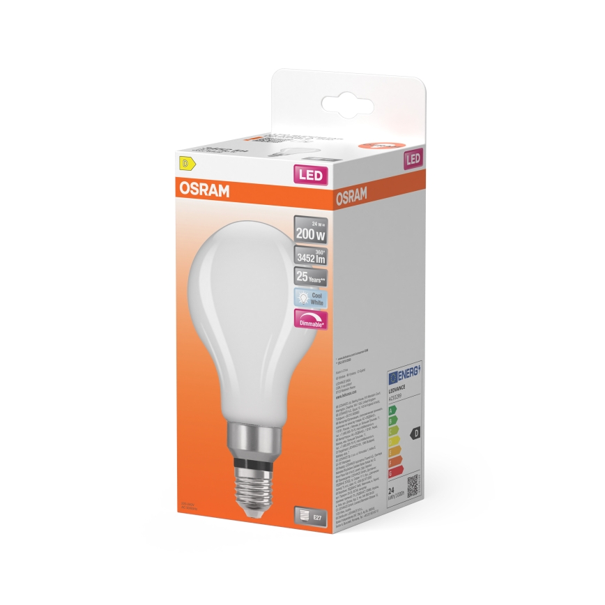 Bombilla LED regulable STAR E27/24W/230V 4000K - Osram