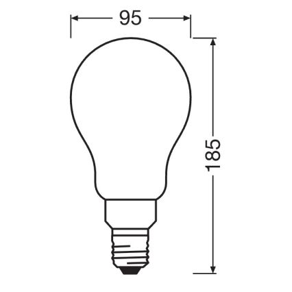 Bombilla LED regulable STAR E27/24W/230V 4000K - Osram