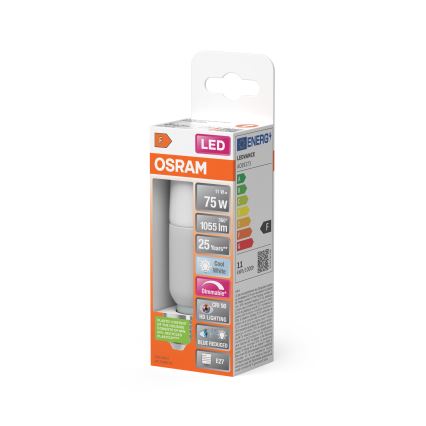 Bombilla LED regulable STICK E27/11W/230V 4000K IRC 90 - Osram