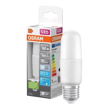 Bombilla LED regulable STICK E27/8,5W/230V 4000K - Osram