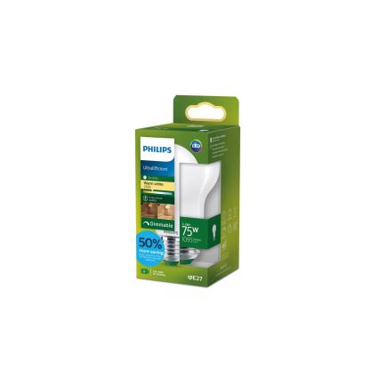 Bombilla LED regulable ULTRAEFFICIENT Philips A60 E27/5,2W/230V 2700K