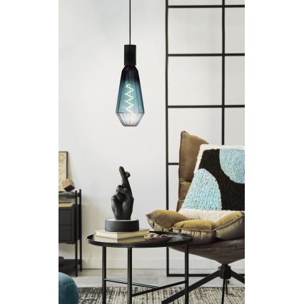 Bombilla LED regulable VINTAGE E27/4W/230V 2000K azul - Eglo 110235