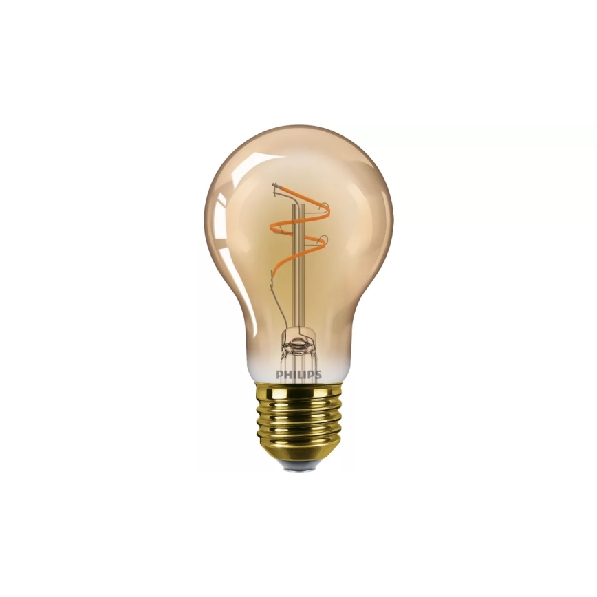 Bombilla LED regulable VINTAGE Philips A60 E27/3,1W/230V 1800K