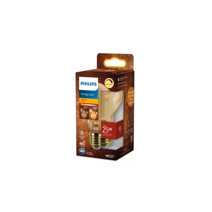 Bombilla LED regulable VINTAGE Philips A60 E27/3,1W/230V 1800K