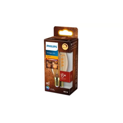 Bombilla LED regulable VINTAGE Philips E14/2,5W/230V 1800K