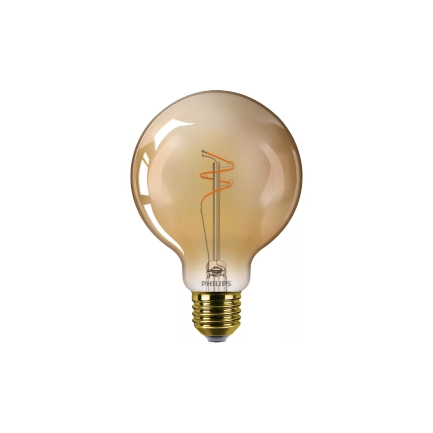 Bombilla LED regulable VINTAGE Philips G95 E27/3,1W/230V 1800K