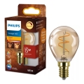 Bombilla LED regulable VINTAGE Philips P45 E14/2,7W/230V 1800K