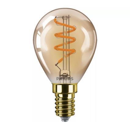 Bombilla LED regulable VINTAGE Philips P45 E14/3W/230V 2200K