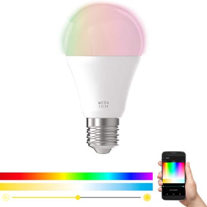 Bombilla LED RGB regulable CONNECT E27/9W 2700-6500K - Eglo