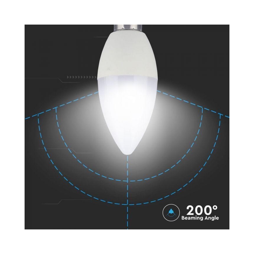 Bombilla LED RGB regulable E14/3,5W/230V 6400K + mando a distancia