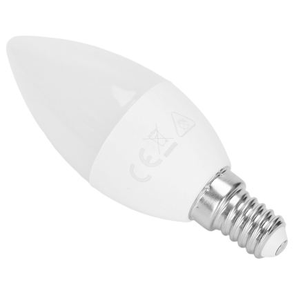Bombilla LED RGBW C37 E14/4,8W/230V 3000K + mando a distancia - Aigostar
