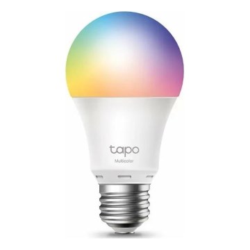 Bombilla LED RGBW regulable A60 E27/8,7W/230V 2500-6500K Wi-Fi - TP-Link