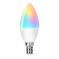 Bombilla LED RGBW regulable C37 E14/6,5W/230V 2700-6500K - Aigostar