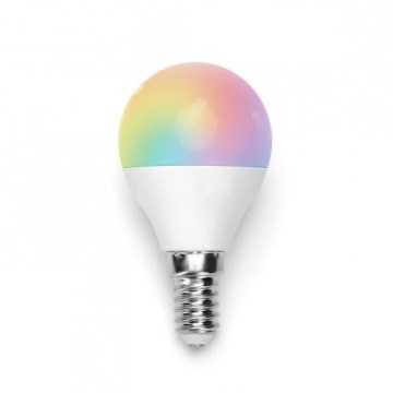 Bombilla LED RGBW regulable G45 E14/6,5W/230V 2700-6500K - Aigostar