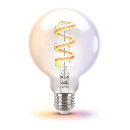 Bombilla LED RGBW regulable G95 E27/6,3W/230V 2200-6500K Wi-Fi - WiZ